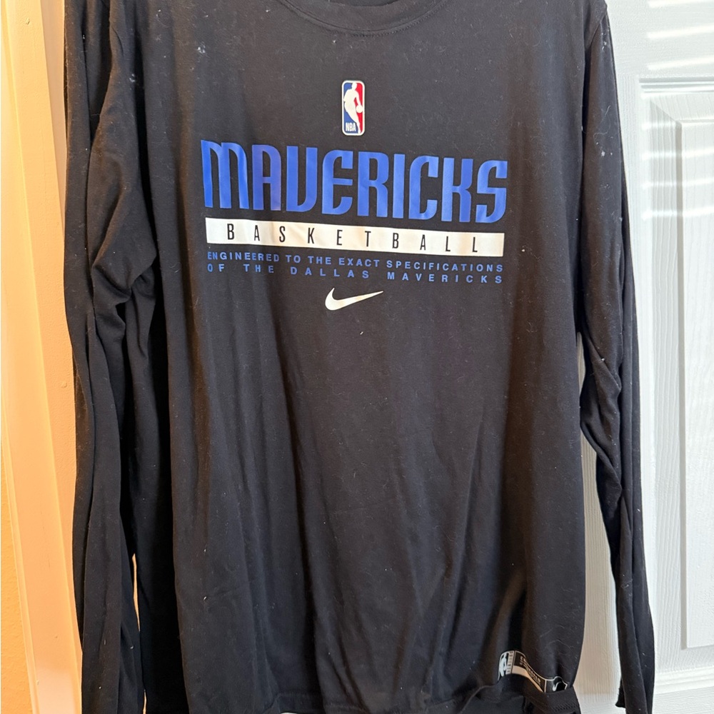 Nike Black Tee with NBA Logo